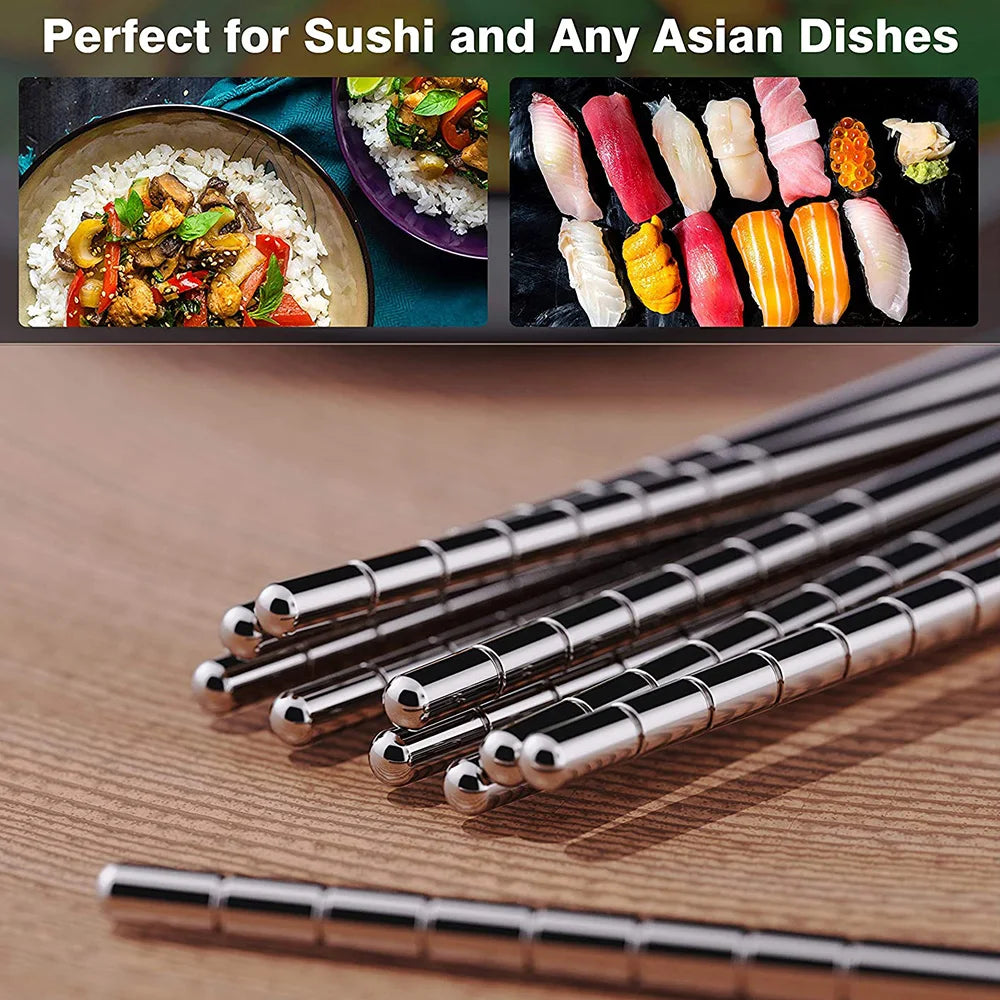 304 Stainless Chopsticks Set